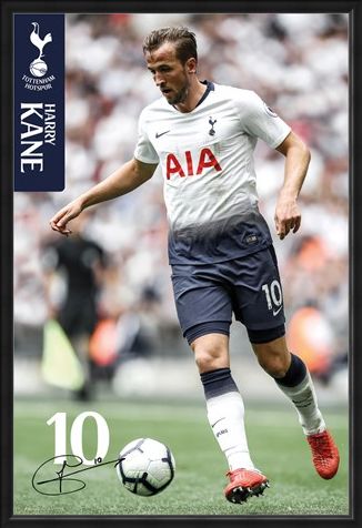 Framed Framed Kane 18-19 - Tottenham Hotspur