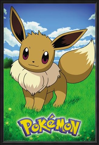 Framed Framed Eevee - Pokemon