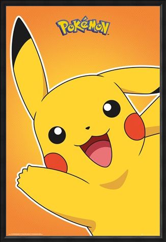 Framed Framed Pikachu - Pokemon