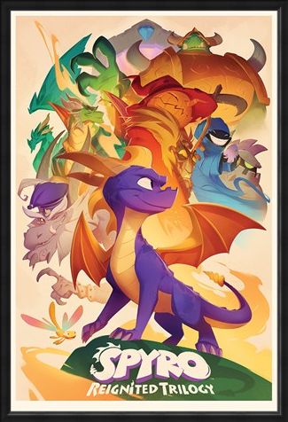 Framed Framed Reignited Trilogy - Spyro The Dragon