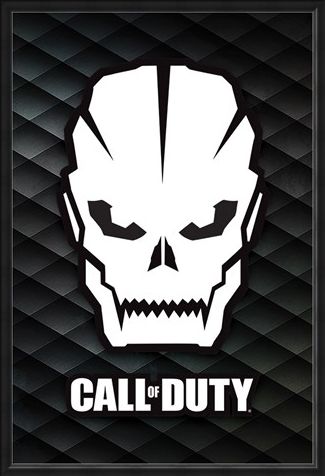 Framed Framed Skull - Call Of Duty