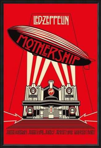 Framed Framed Mothership - Led Zeppelin