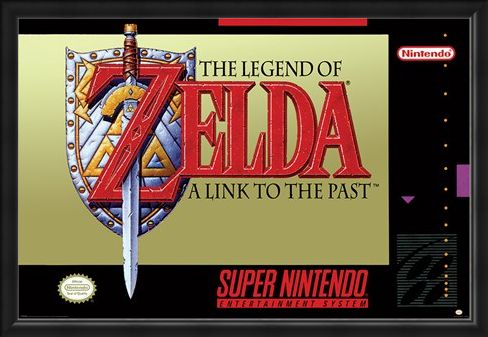 Framed Framed A Link To The Past - The Legend Of Zelda