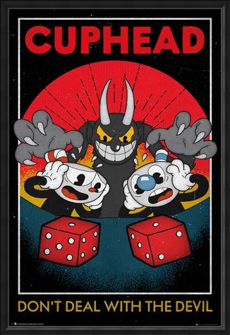 Framed Framed Don't Deal With The Devil - Cuphead Craps