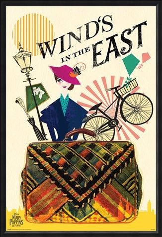 Framed Framed Wind in the East - Mary Poppins Returns