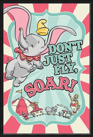 Framed Framed Don't Just Fly, Soar! - Dumbo