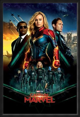 Framed Framed Epic - Captain Marvel