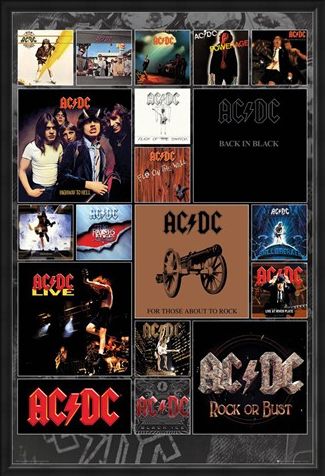 Framed Framed Covers - AC/DC