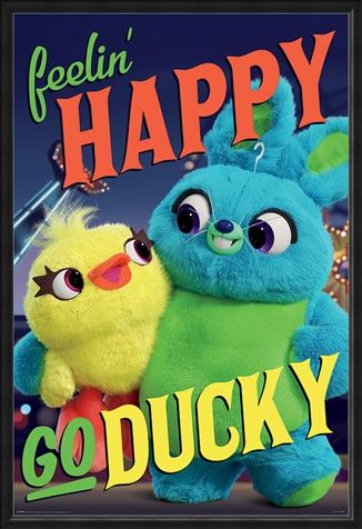 Framed Framed Happy-Go-Ducky - Toy Story 4