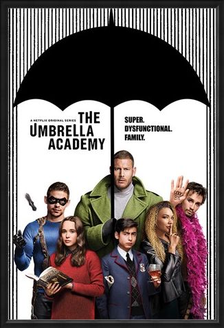 Framed Framed Super Dysfunctional Family - The Umbrella Academy