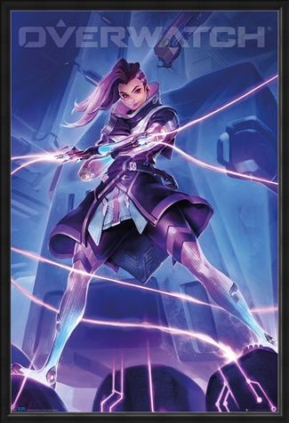 Framed Framed Sombra - Overwatch