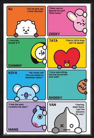 Framed Framed Universtar - BT21