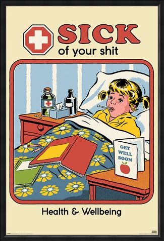 Framed Framed Sick of Your Shit - Steven Rhodes