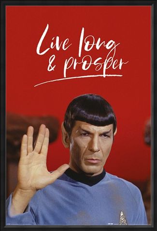 Framed Framed Live Long And Prosper - Star Trek