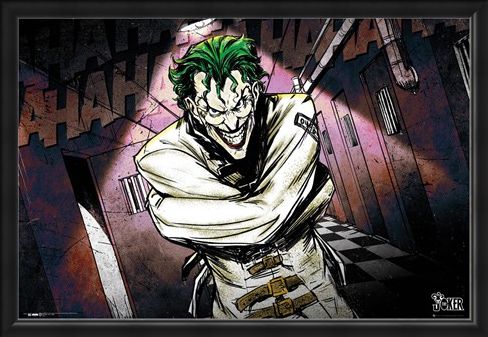 Framed Framed Joker Asylum - DC Comics