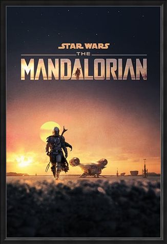Framed Framed The Mandalorian Dusk - Star Wars