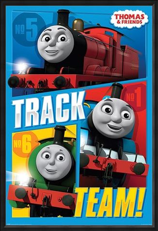 Framed Framed Track Team - Thomas & Friends