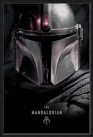 Framed Framed The Mandalorian Dark - Star Wars