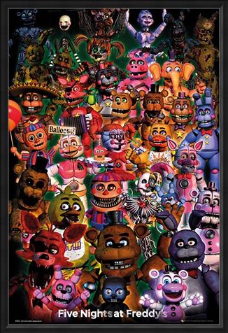 Framed Framed Ultimate Group - Five Nights at Freddy's