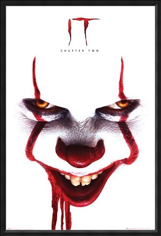 Framed Framed Pennywise Face - IT Chapter Two