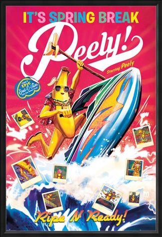 Framed Framed Spring Break Peely - Fortnite