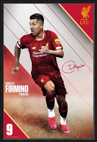 Framed Framed Firmino 19-20 - Liverpool