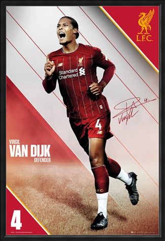 Framed Framed Van Dijk 19-20 - Liverpool