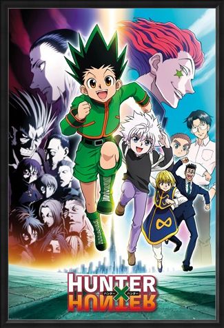 Framed Framed Keyart Running - Hunter x Hunter
