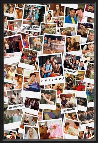 Framed Framed Photo Collage - Friends