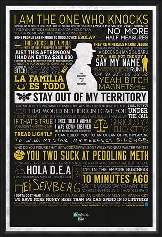Framed Framed The Many Sayings Of Walter White - Breaking Bad