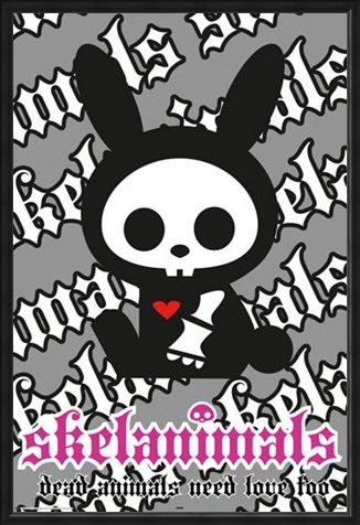 Framed Framed Jack the Rabbit - Skelanimals