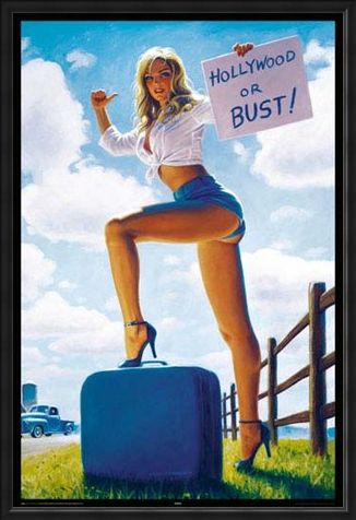 Framed Framed Hollywood or Bust - Greg Hildebrandt