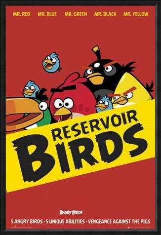 Framed Framed Reservoir Birds - Angry Birds