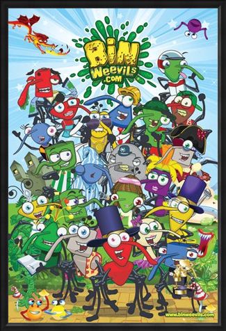 Framed Framed The Online World of The Bin Weevils - Bin Weevils
