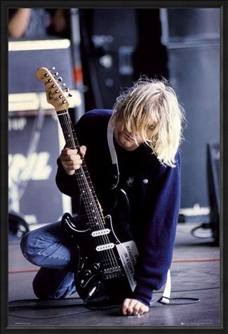 Framed Framed Grunge God - Kurt Cobain
