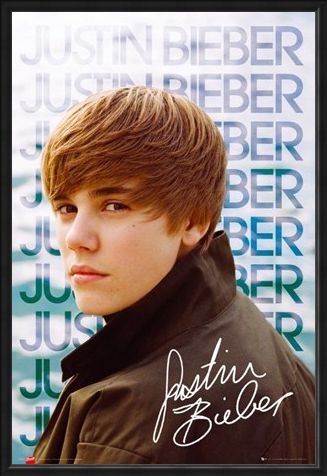Framed Framed Sidewards Glance - Justin Bieber