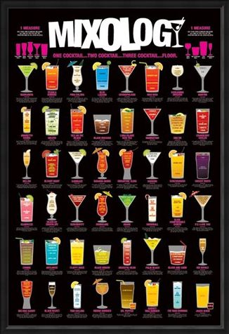 Framed Framed One Cocktail...Two Cocktail...Three Cocktail...Floor! - Mixology