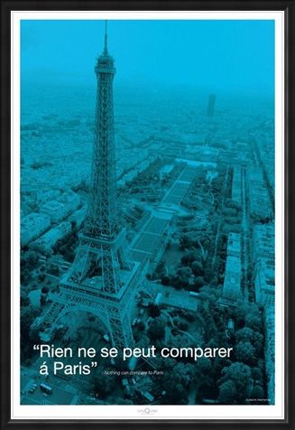 Framed Framed Nothing can compare to Paris - Eiffel Tower