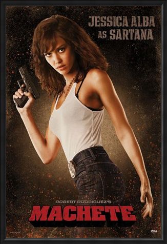Framed Framed Jessica Alba is Sartana - Machete