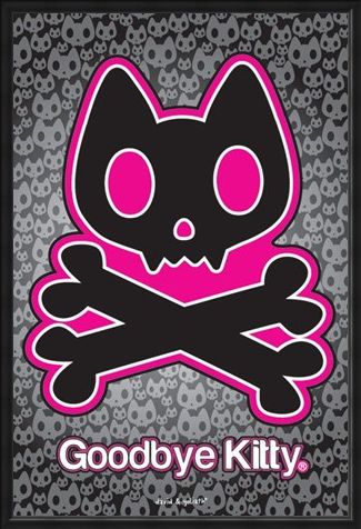 Framed Framed Goodbye Kitty - David and Goliath