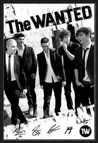 Framed Framed Boys in Black and White - The Wanted