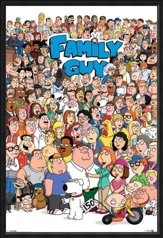 Framed Framed Character Compilation - Family Guy