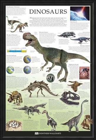 Framed Framed Dinosaurs - Dorling Kindersley