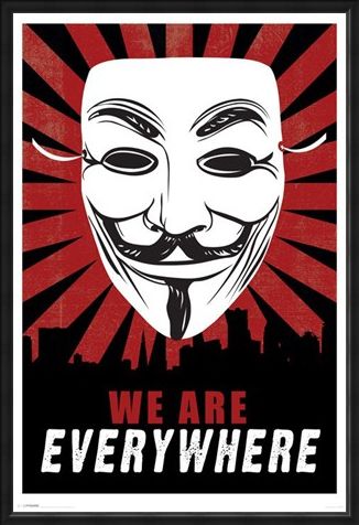 Framed Framed We Are Everywhere - V for Vendetta