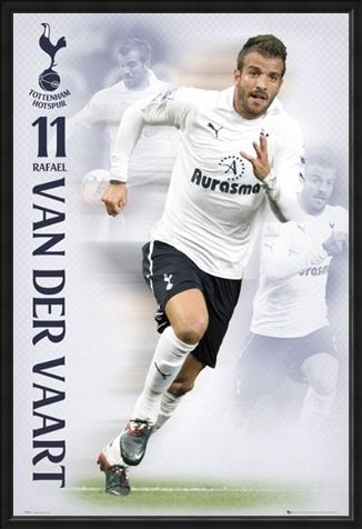 Framed Framed Rafael Van Der Vaart - Tottenham Hotspur Football Club