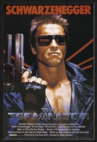 Framed Framed Arnold Schwarzenegger is The Terminator - The Terminator
