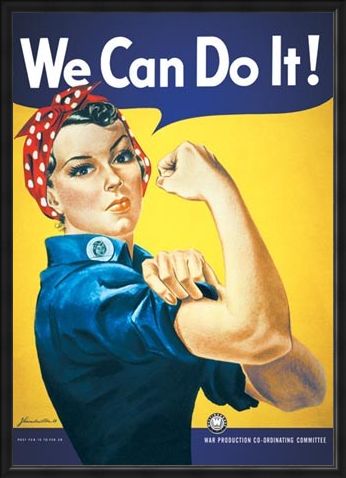 Framed Framed We Can Do It - Howard Miller