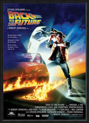 Framed Framed Back to the Future Movie Score - Back to the Future
