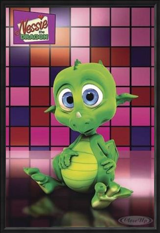 Framed Framed Nessie the Dragon - Jamster