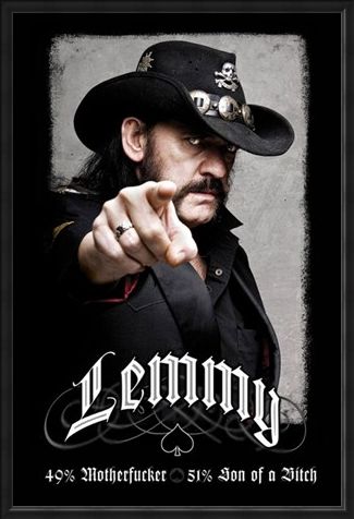 Framed Framed The founding father of Motorhead - Lemmy